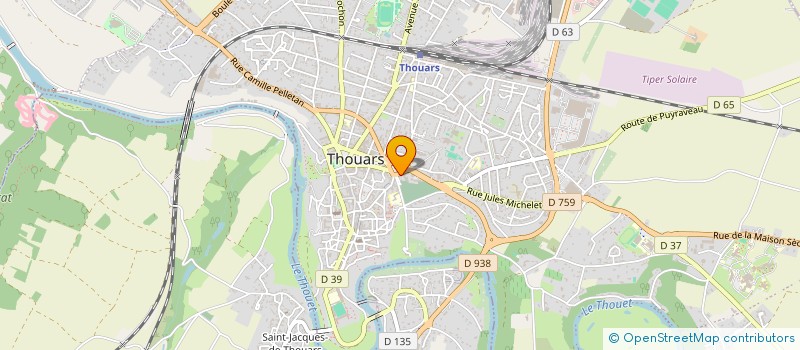 localisation de l'entreprise MILANO PIZZA à THOUARS