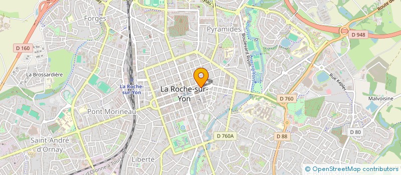 localisation de l'entreprise MILANOTA à LA ROCHE-SUR-YON