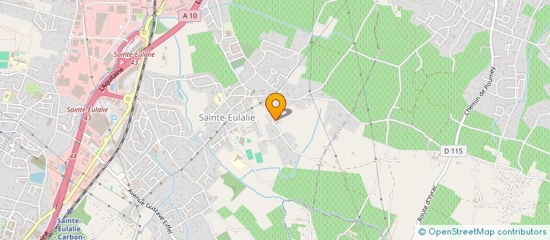 localisation de l'entreprise MILAO à SAINTE-EULALIE