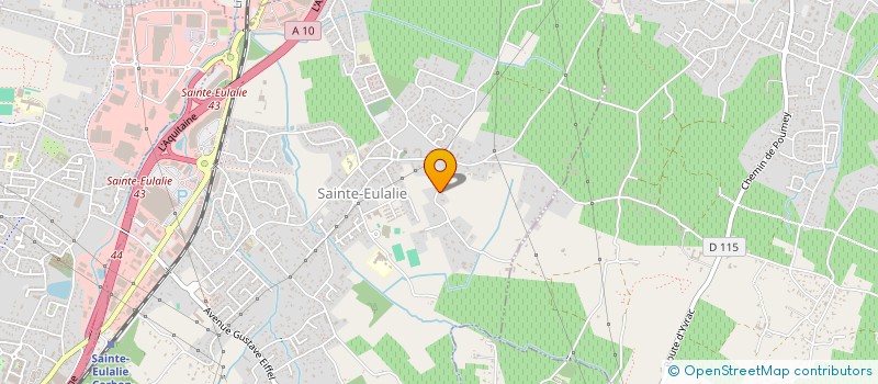 localisation de l'entreprise MILAOLD  SAINTE-EULALIE