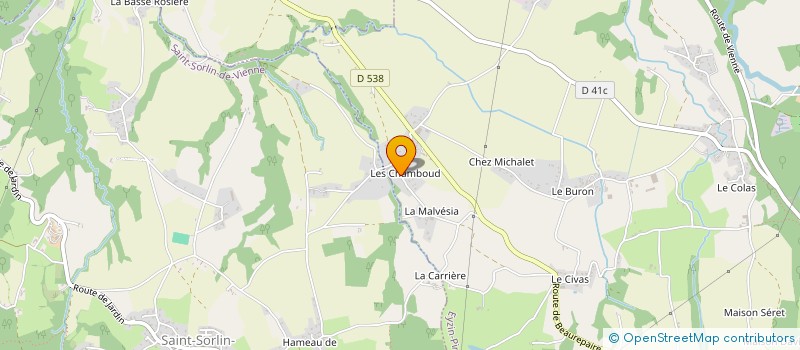 localisation de l'entreprise MILARCO  EYZIN-PINET