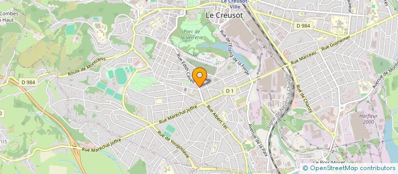 localisation de l'entreprise MILAREPA à LE CREUSOT