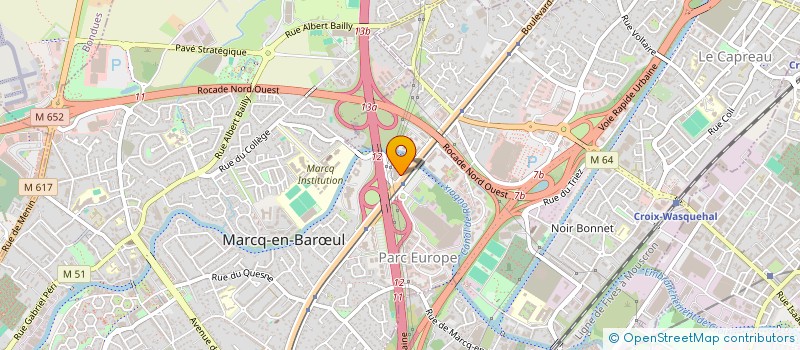 localisation de l'entreprise MILAREX FRANCE à MARCQ-EN-BARŒUL