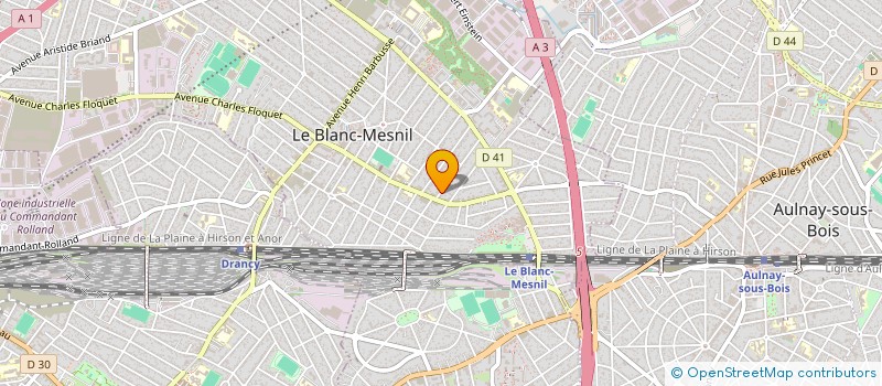 localisation de l'entreprise MILARYA à LE BLANC-MESNIL