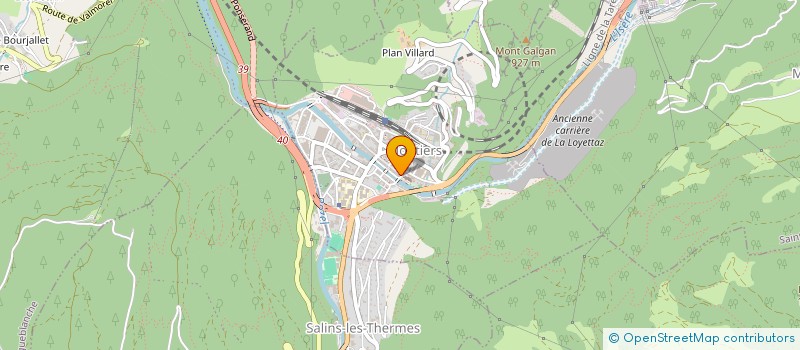 localisation de l'entreprise MILAS  MOUTIERS