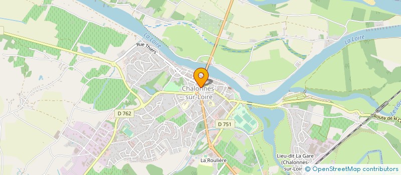 localisation de l'entreprise MILAU à CHALONNES-SUR-LOIRE