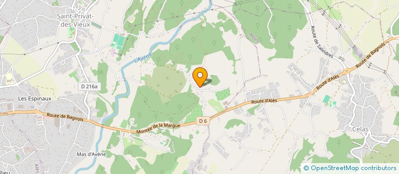 localisation de l'entreprise MILAU  SAINT-PRIVAT-DES-VIEUX