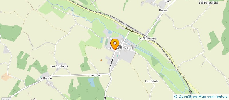 localisation de l'entreprise MILAU à CHARNY OREE DE PUISAYE