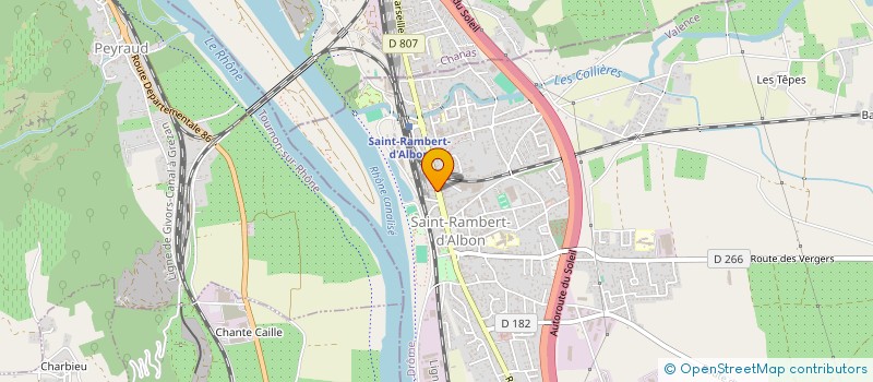 localisation de l'entreprise MILAU  SAINT-RAMBERT-D'ALBON