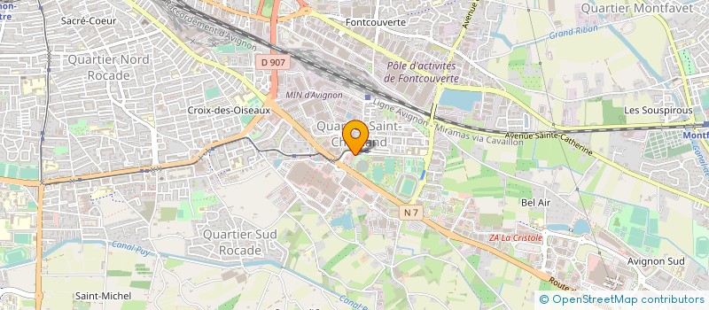 localisation de l'entreprise MILAUR  AVIGNON