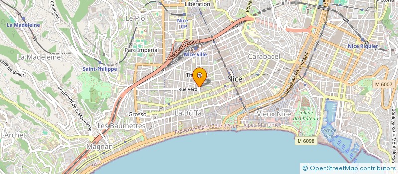 localisation de l'entreprise MILAUREBONHEUR à NICE