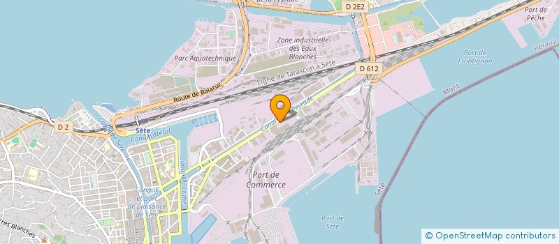 localisation de l'entreprise MILAURO  SETE