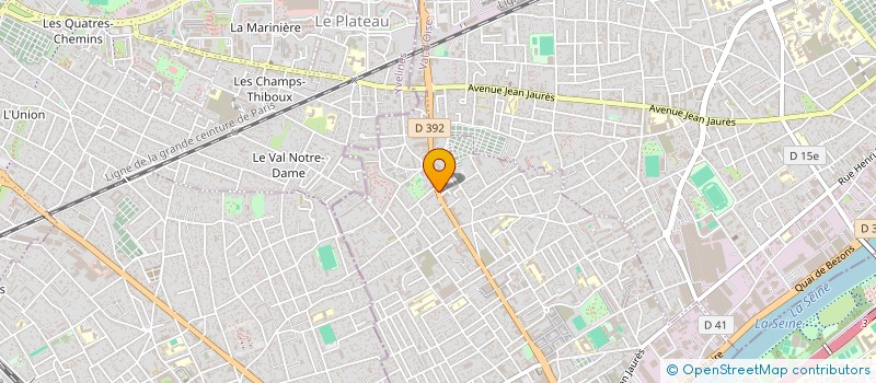 localisation de l'entreprise MILAUTO à BEZONS