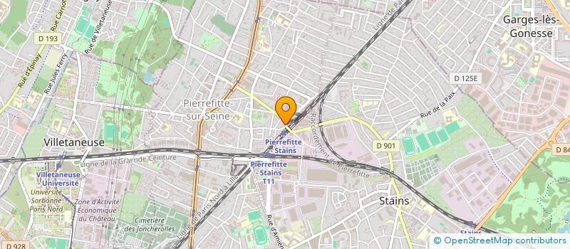 localisation de l'entreprise MILAZO à PIERREFITTE-SUR-SEINE
