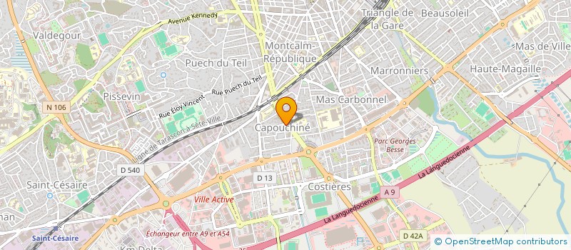 localisation de l'entreprise MILAZZO  NIMES