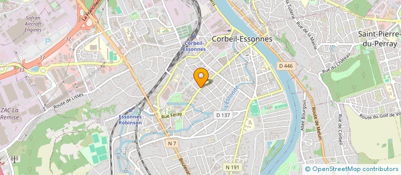 localisation de l'entreprise MILBAIE à CORBEIL-ESSONNES