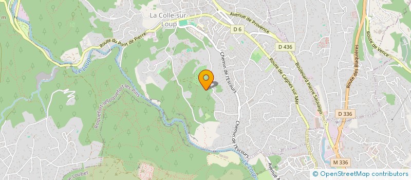 localisation de l'entreprise MILBAY  LA COLLE SUR LOUP