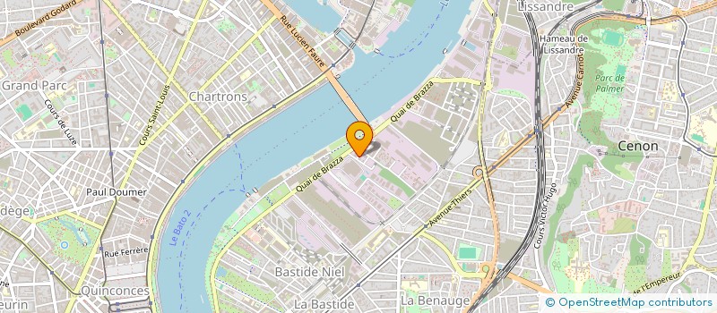 localisation de l'entreprise MILBERGUE DELOUBES INDIVISION  BORDEAUX