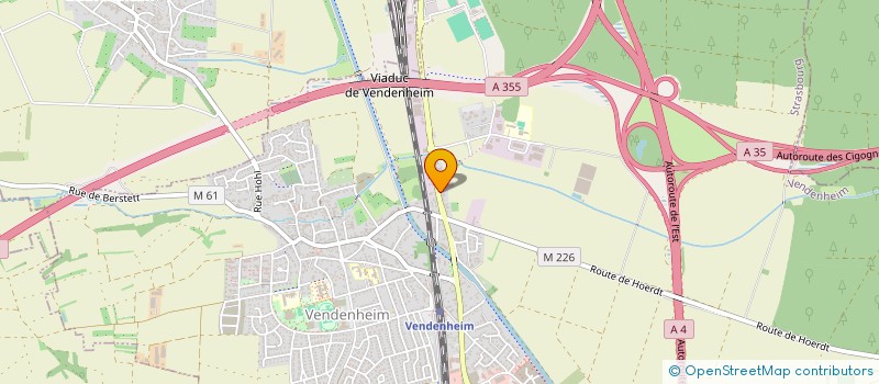 localisation de l'entreprise MILBRAND PHILIPPE DESIGN  VENDENHEIM