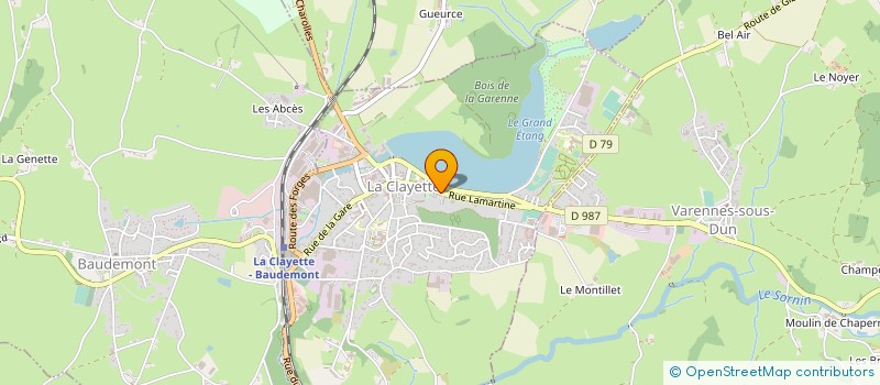 localisation de l'entreprise MILBY à LA CLAYETTE