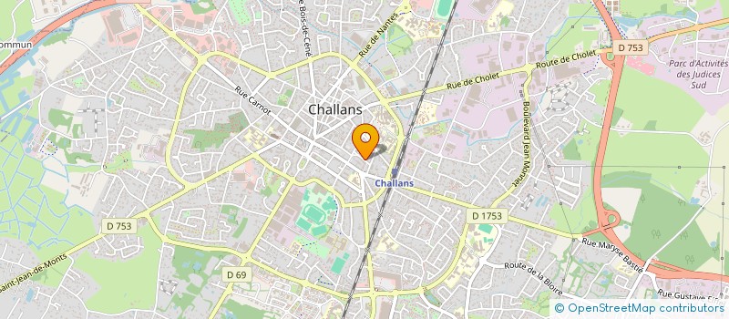 localisation de l'entreprise MILCENDEAU à CHALLANS