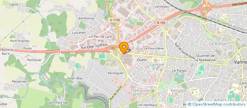 localisation de l'entreprise MILCENDEAU ENERGIE à VANNES