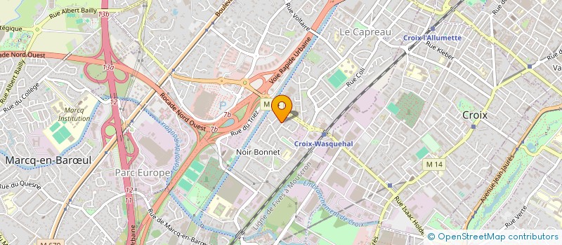 localisation de l'entreprise MILCENT-POIXBLANC à WASQUEHAL
