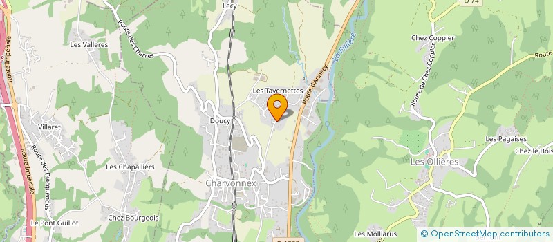 localisation de l'entreprise MILCHAP  CHARVONNEX