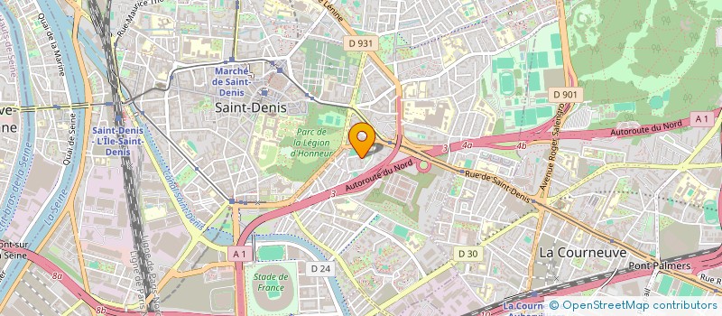 localisation de l'entreprise MILCIP BATIMENT à SAINT-DENIS