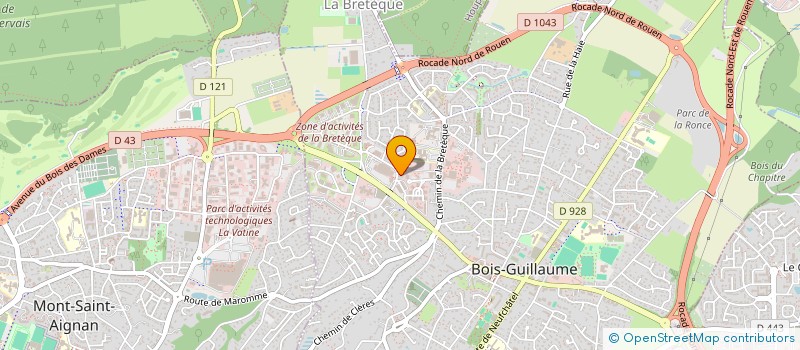 localisation de l'entreprise MILDECOM à BOIS-GUILLAUME