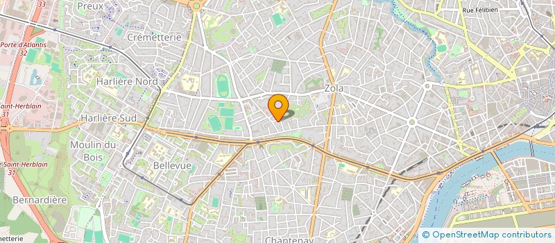 localisation de l'entreprise MILDEM à NANTES