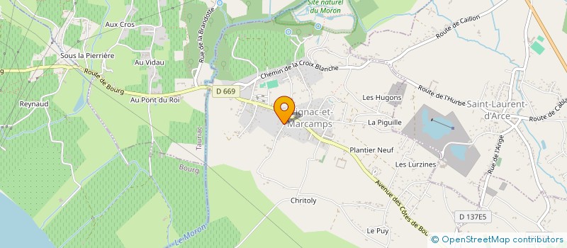 localisation de l'entreprise MILDIL  PRIGNAC-ET-MARCAMPS