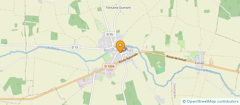 localisation de l'entreprise MILE  BETON-BAZOCHES