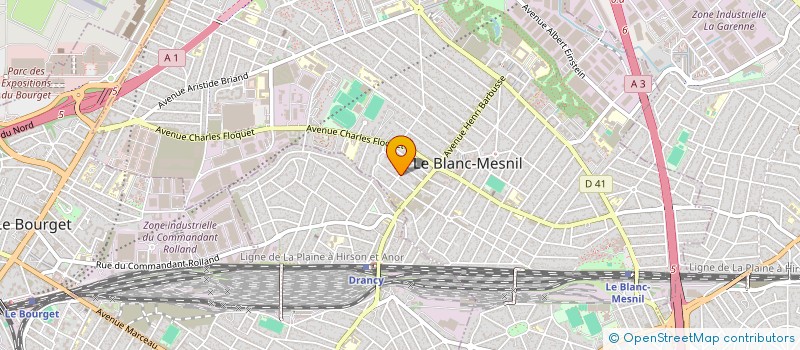 localisation de l'entreprise MILE à LE BLANC-MESNIL
