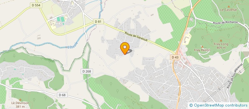 localisation de l'entreprise MILEA  ROCBARON