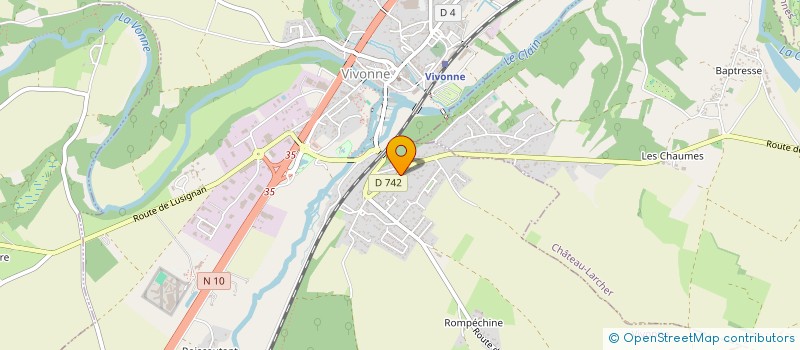 localisation de l'entreprise MILEA  VIVONNE