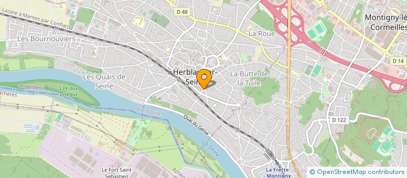 localisation de l'entreprise MILEBIO  HERBLAY-SUR-SEINE