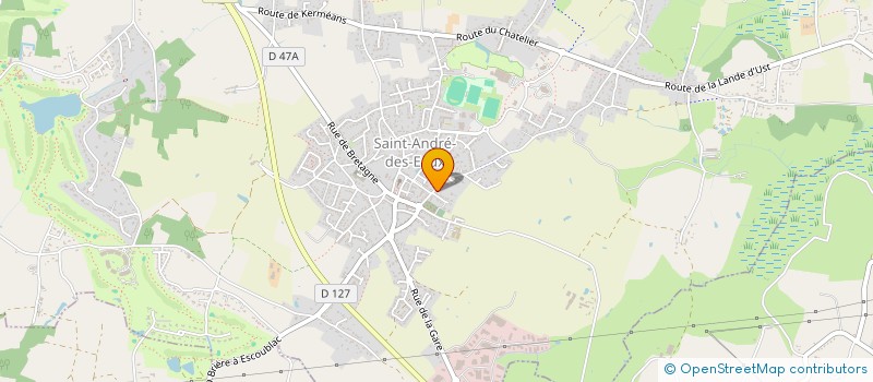 localisation de l'entreprise MILEG OUEST  SAINT-ANDRE-DES-EAUX