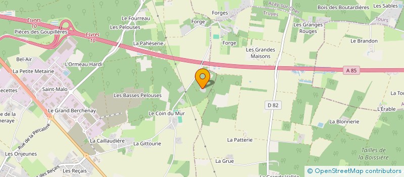 localisation de l'entreprise MILEINE  ESVRES