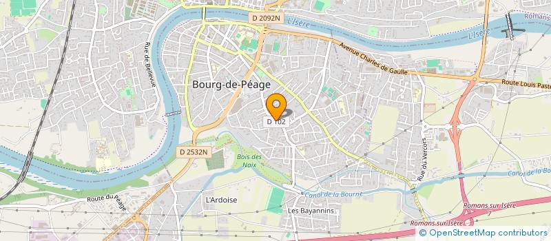 localisation de l'entreprise MILEMIL à BOURG-DE-PEAGE