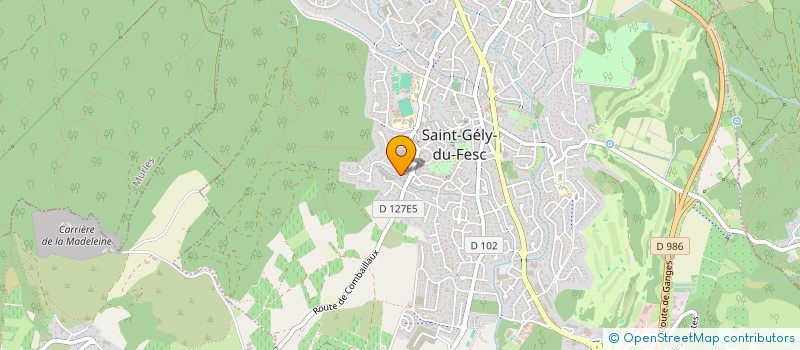 localisation de l'entreprise MILEMO  SAINT-GELY-DU-FESC