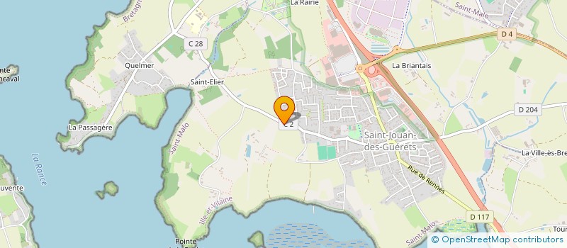 localisation de l'entreprise MILENA  SAINT-JOUAN-DES-GUERETS