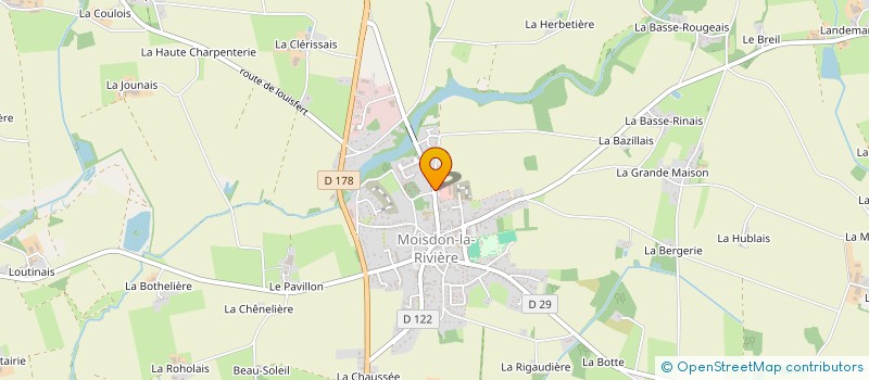 localisation de l'entreprise MILENA PHELIPPOT-CHAUVIN  MOISDON-LA-RIVIERE