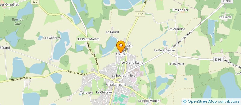 localisation de l'entreprise MILENALEX  CHALAMONT