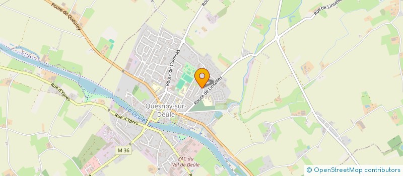 localisation de l'entreprise MILENE GUILLOT IMMOBILIER à QUESNOY-SUR-DEULE