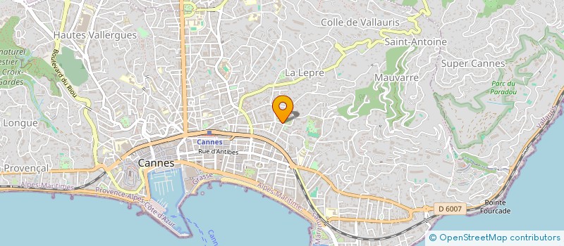 localisation de l'entreprise MILENNY  CANNES