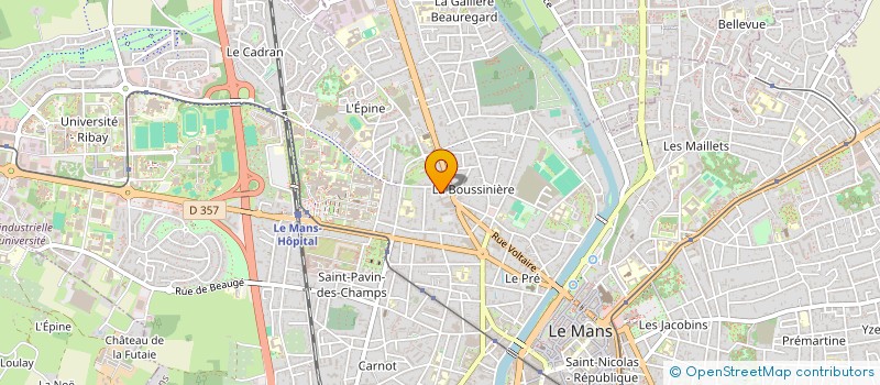 localisation de l'entreprise MILENO  LE MANS