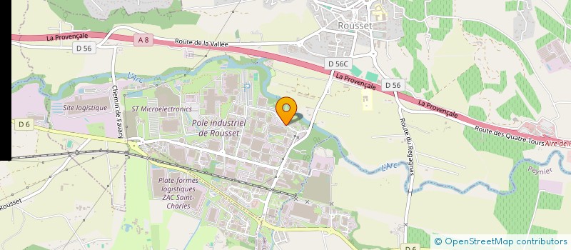 localisation de l'entreprise MILENORE  ROUSSET