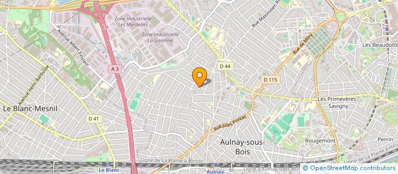 localisation de l'entreprise MILENUR CONSTRUCTION  AULNAY-SOUS-BOIS