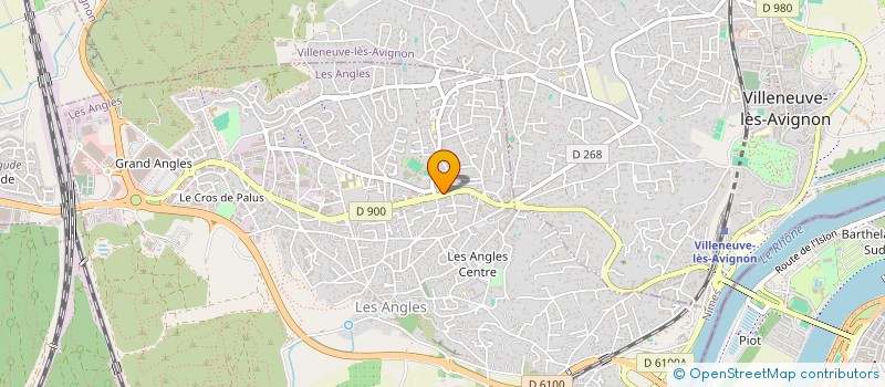 localisation de l'entreprise MILERIN  LES ANGLES